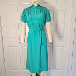 VINTAGE Early 70's Diane Von Furstenberg Lightweight Silk Dress Size 12